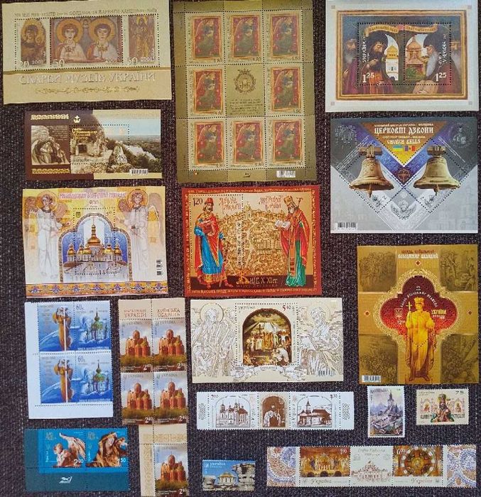 Марки СПОРТ футбол князі палеоліт Наука літаки вокзали кораблі Космос