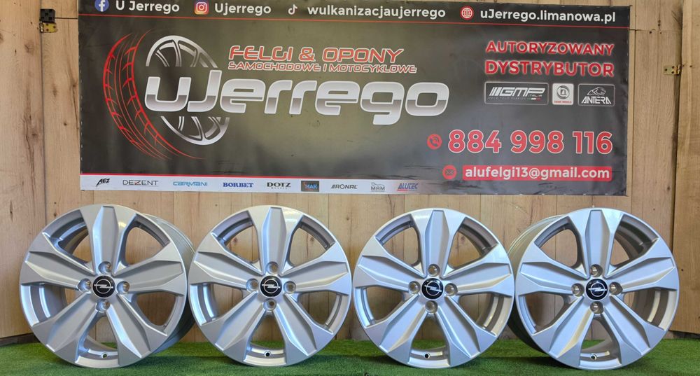 Nowe alufelgi OPEL 16x4x100 - Adam, Agila, Corsa,Karl, Meriva