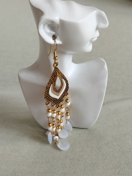 Kolczyki boho style inspirowane indiańskimi dreamcatcherami