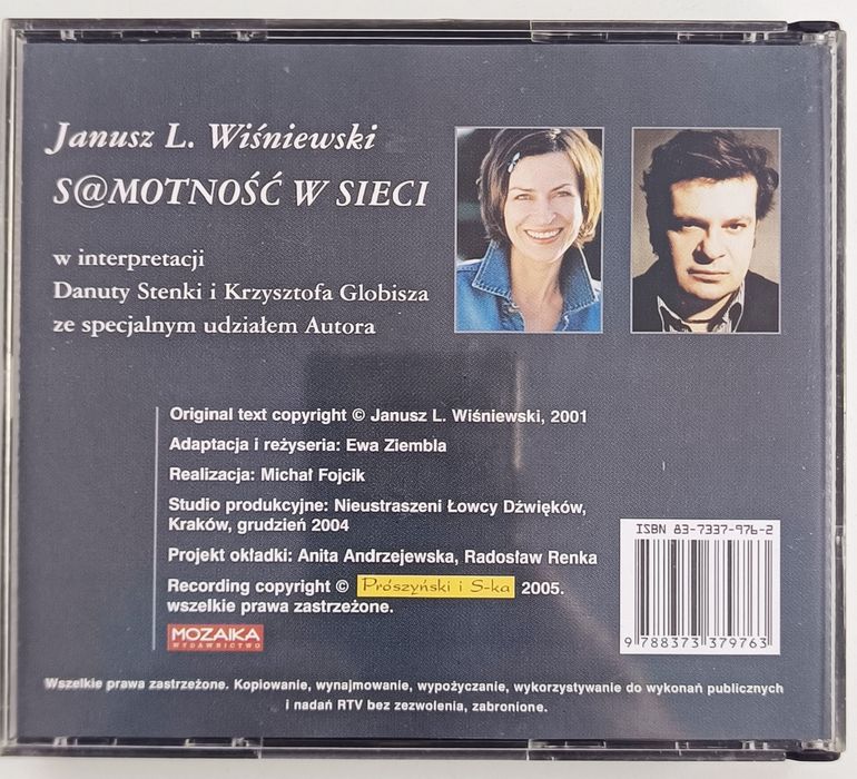 Audiobook Janusz L. Wiśniewski Samotność W Sieci 4CD Box 2005r