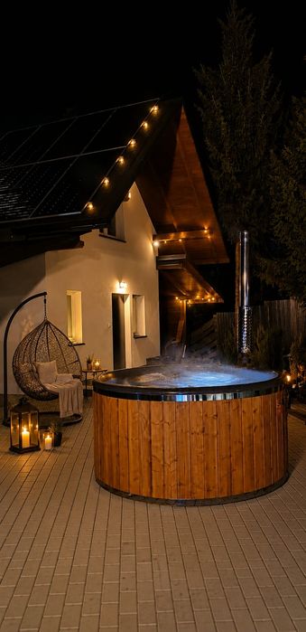 Domki Bieszczady 4-6 osobowe, jacuzzi, sauna i sauną  Czarna Górna