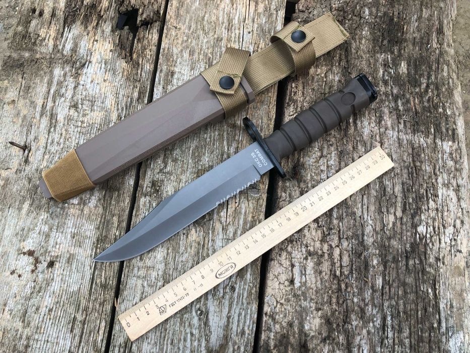 Штык нож Ontario OKC 3S Bayonet Combat, Тактический нож М9 код 84: 1 ...