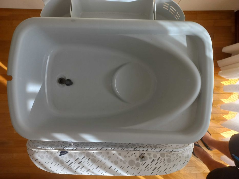 Kit banho - Suporte, Banheira e Trocador