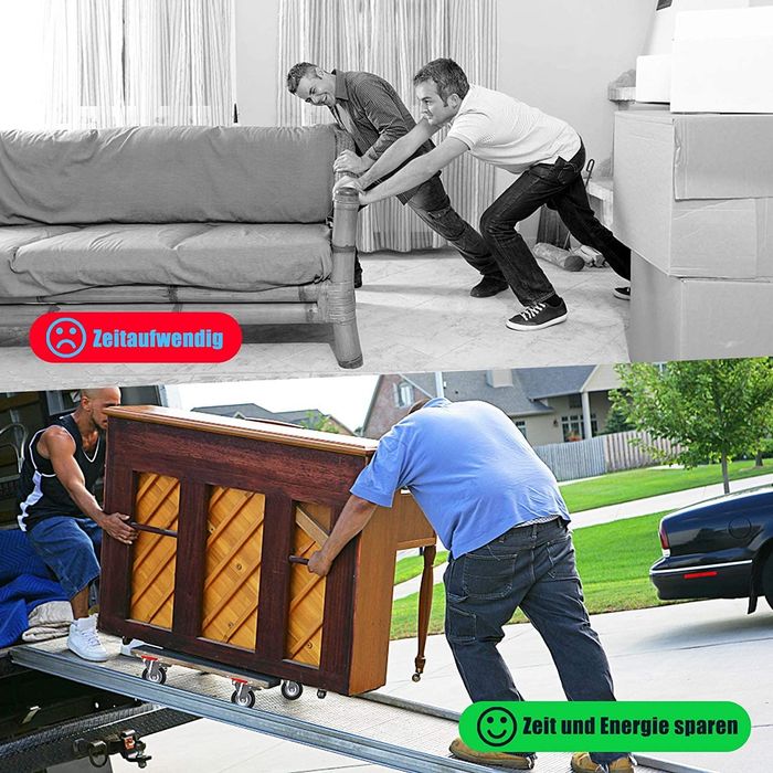 zestaw 4 gumowych kół transportowych 75 mm z hamulcami nośność 200 kg