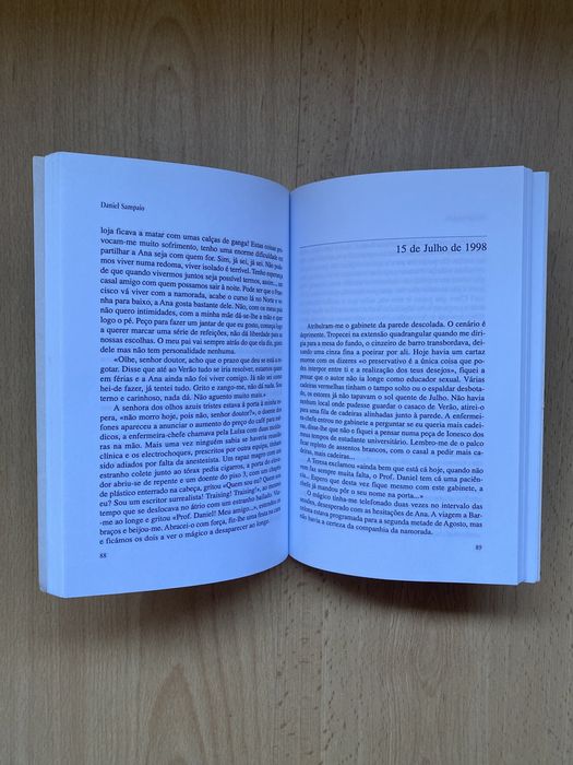 Livro A Arte da Fuga de Daniel Sampaio