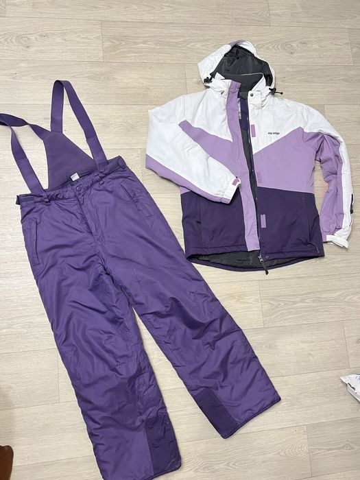 Лыжный костюм s, xs фиолетовый, белый