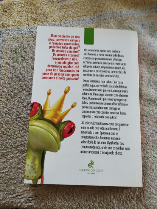 Livro "Já não se fazem homens como antigamente"