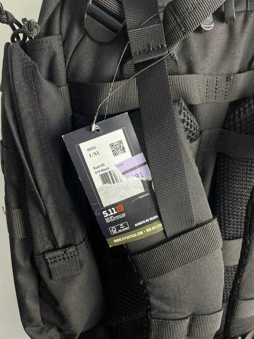 Рюкзак тактичний "5.11 Tactical RUSH100", Black, L/XL, арт: 42253