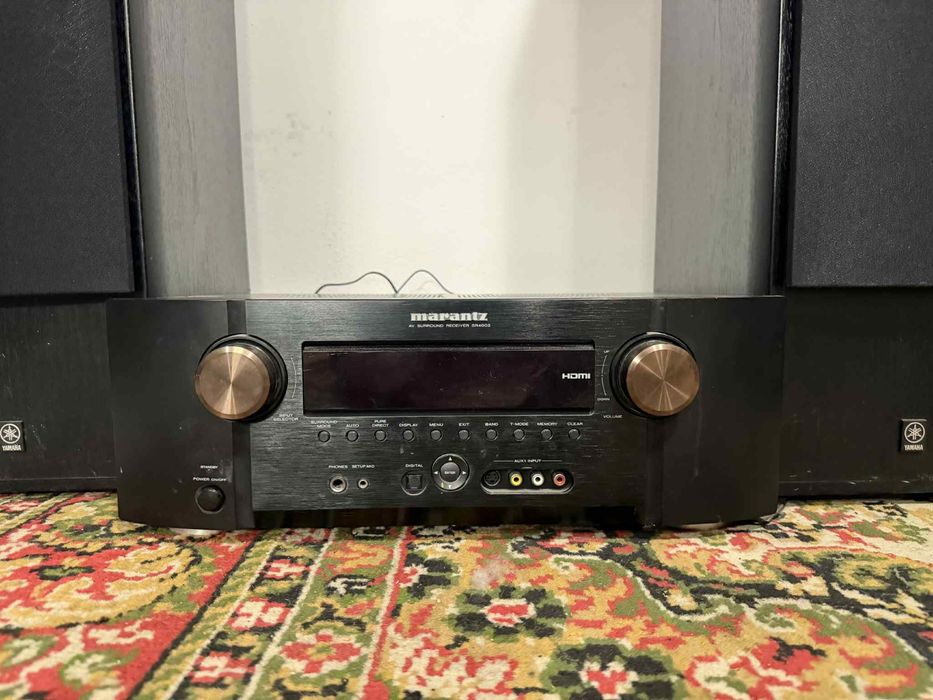Zestaw stereo Marantz i kolumny Yamaha