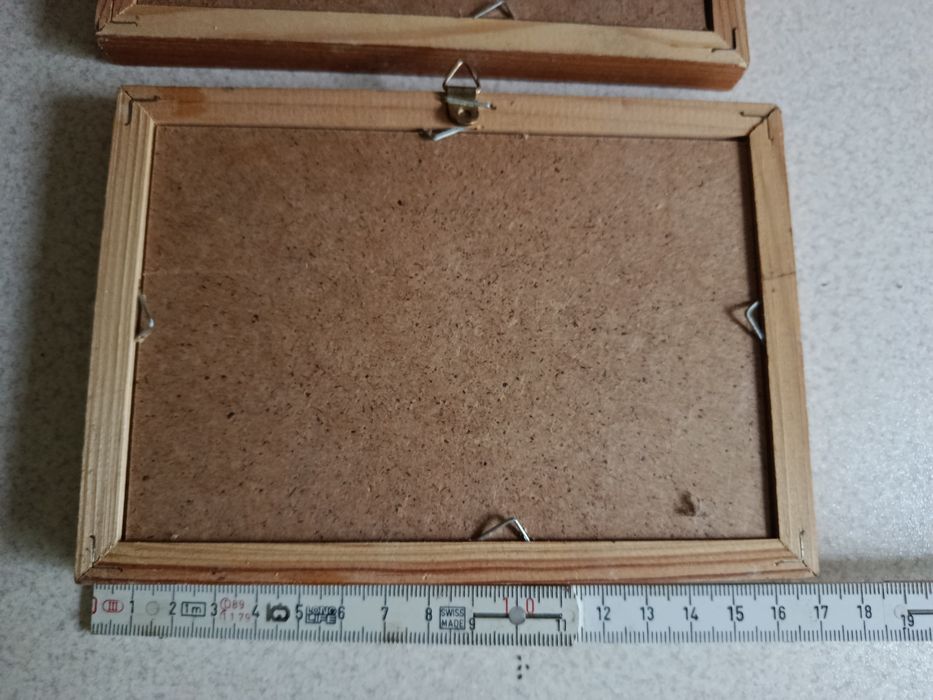 Dwa obrazy małe 16cm/11cm