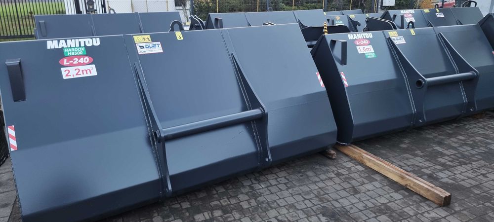 Łyżka 2,2m3 240 cm objętościowa manitou jcb bobcat deutz fahr kramer