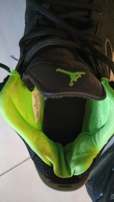 Męskie buty do koszykówki Nike Air Jordan Point lane Czarne Zielone Sz