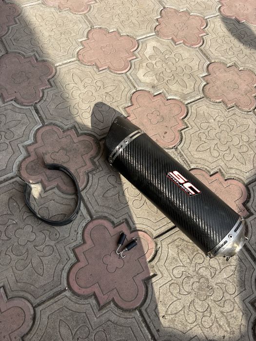 Вихлоп ,прямоток Leo Vince akrapovic SK project