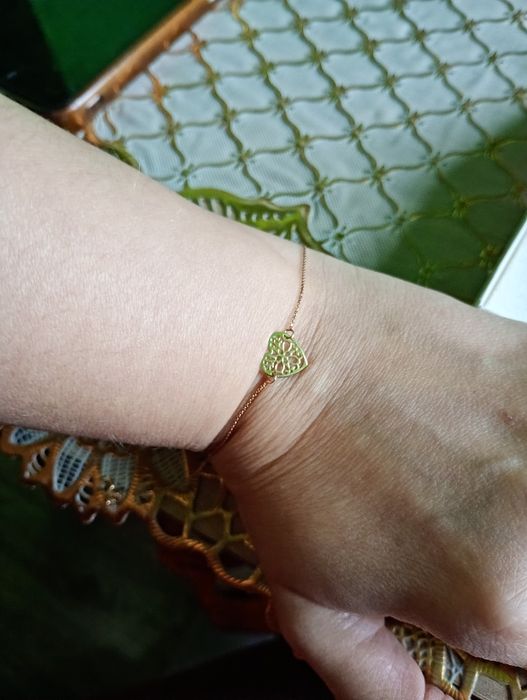 Złota bransoletka na rękę 333