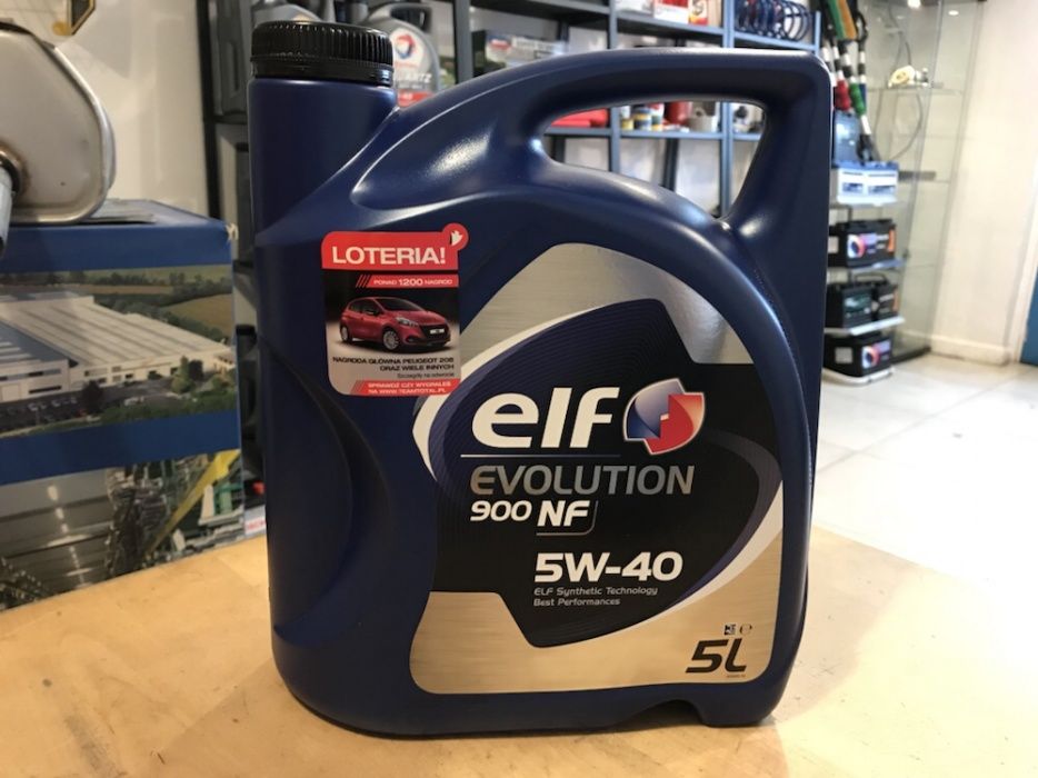 Olej silnikowy ELF 5W40 Evolution 900 NF 5L Kraków F-VAT