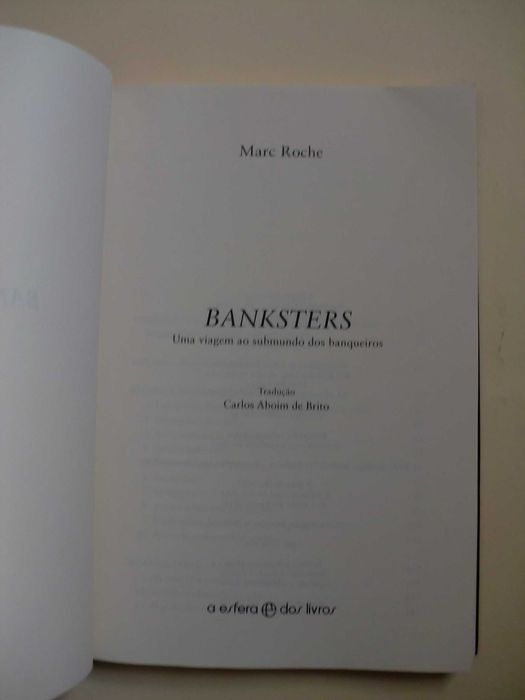 Banksters
de Marc Roche