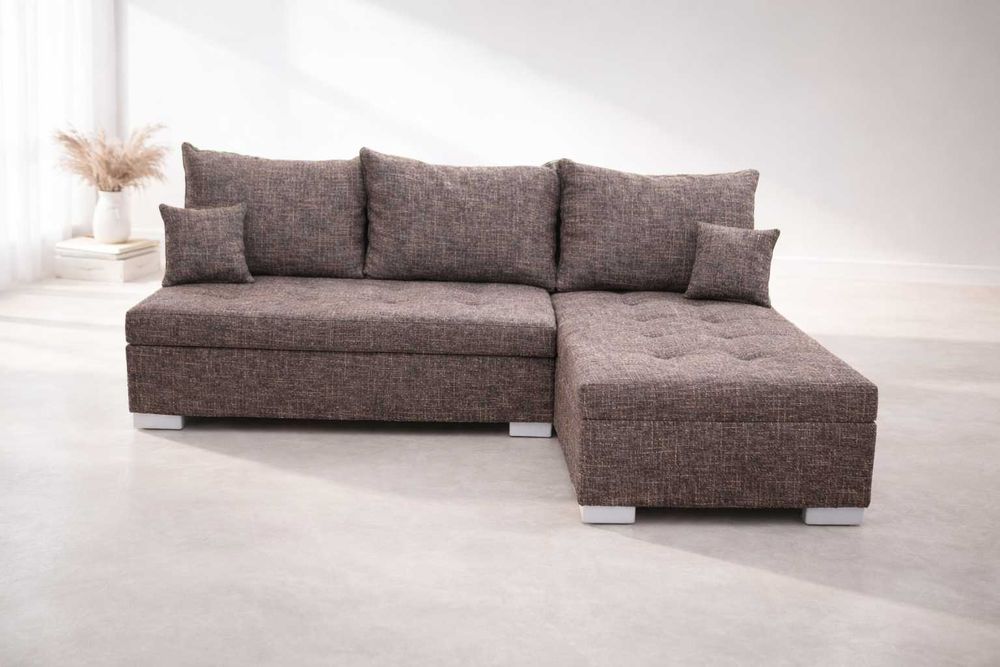 Narożnik MATEO | Bez boków | Funkcja spania | Uniwersalne strony