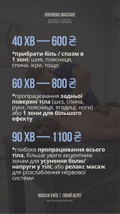 МАСАЖ Троещина | КИЇВ | МАССАЖ Троещина | КИЕВ