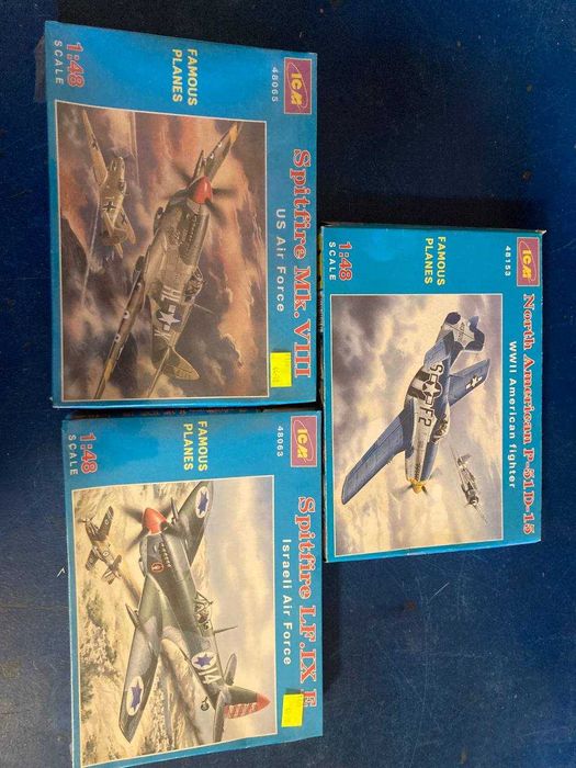 Сборная модель самолёта ICM, сборные масштабные модели, айсием, исм