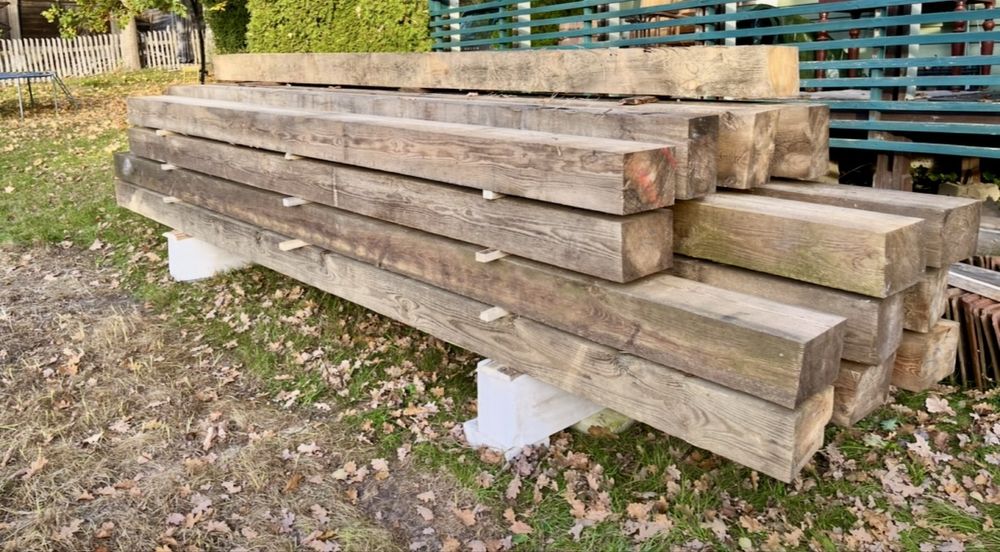 Bale sosnowe na konstrukcję 2 m3 sezonowane