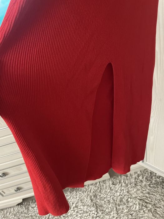 Вязане плаття максі