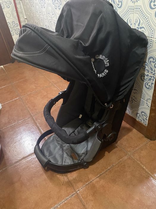 Carrinho bebé 2 em 1 Pierre Cardin Vicky Black como novo