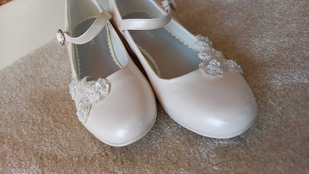 Buty komunijne komunia 33 dziewczynka pantofle