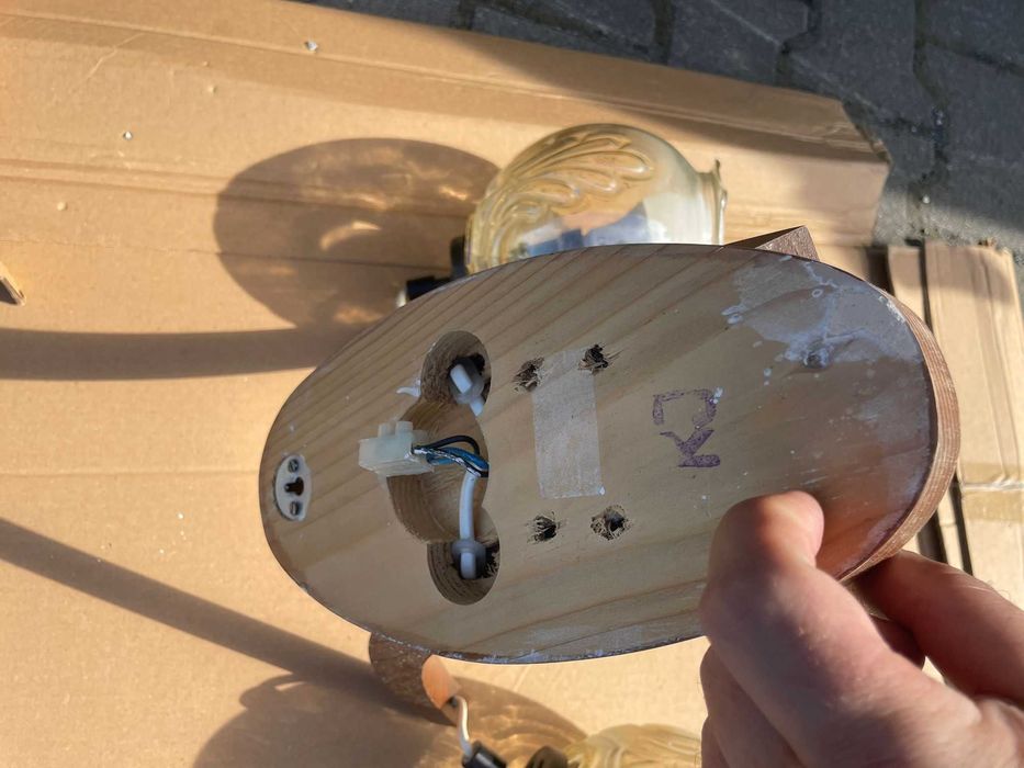 lampa ścienna retro