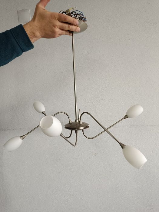 Candeeiro de teto Inox - Novo preço