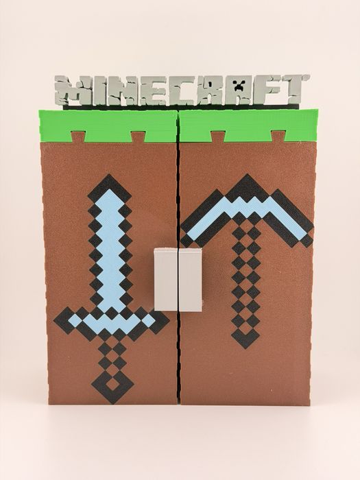 Expositor Minecraft para Kinder Joy - Minecraft Kinder Joy Display Case