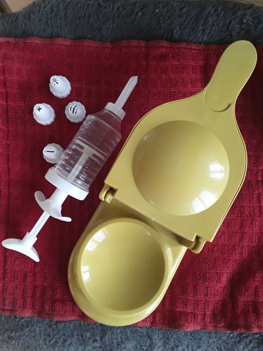 Пресс форма для вареников, пельменей+кондитерский шриц