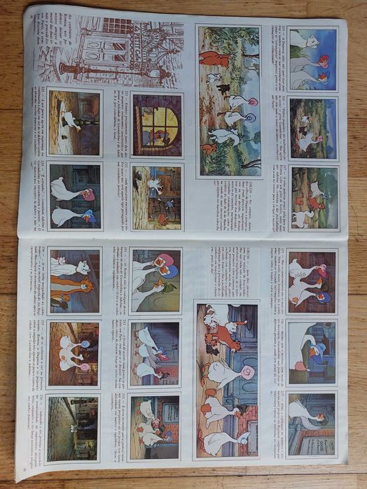 Caderneta de cromos Os Aristogatos - Completa