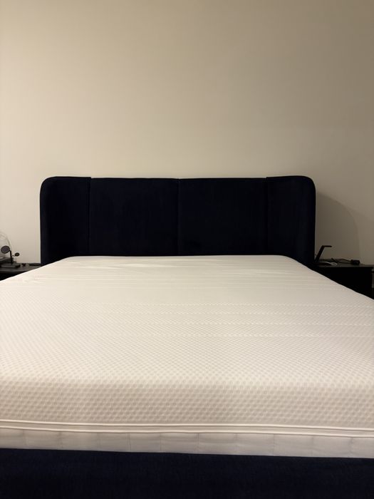 Cama IKEA TUFJORD 160x200 + Colchão ÅKREHAMN + LÖNSET – Como Novo