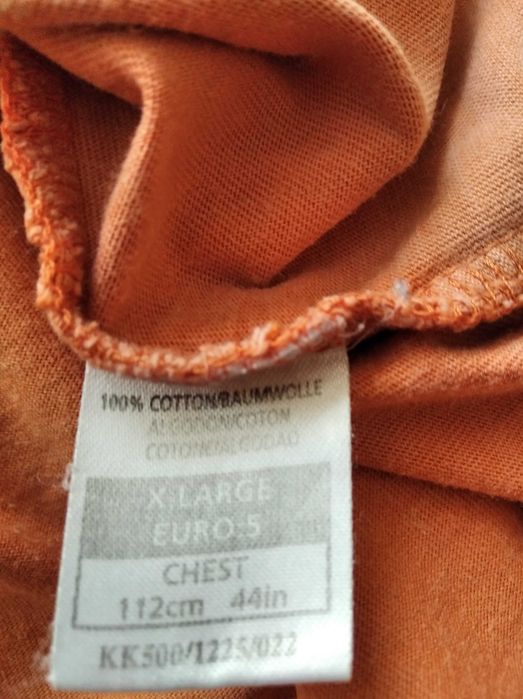 Pomarańczowa koszulka vintage zespołu ZZ Top z trasy 2003r rozm.XL