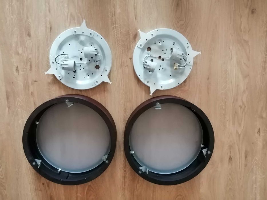 Plafon, plafoniera, lampa sufitowa, kinkiet, wenge, okrągły, JASMIN