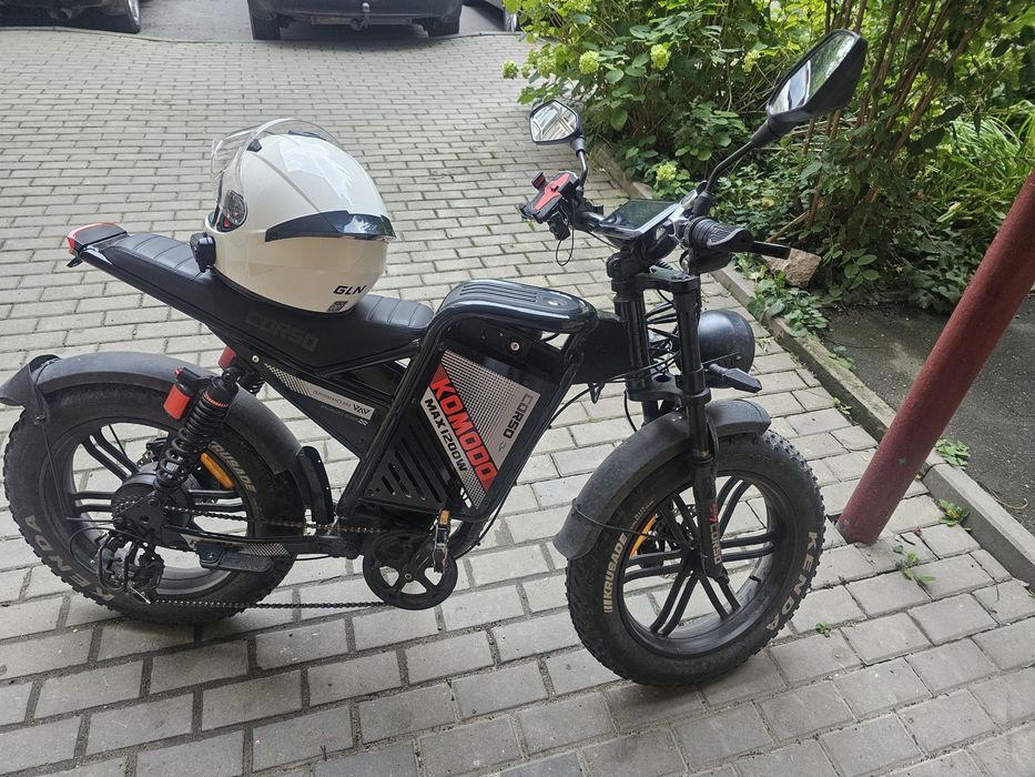 Corso komodo 1200w електрофетбайк в хорошому стані.