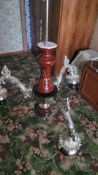 люстра 3х рожковая без плафонов