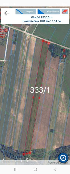 Sprzedam pole 7,6ha działki