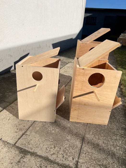 Transportówki budki lęgowe dla papug ptaków