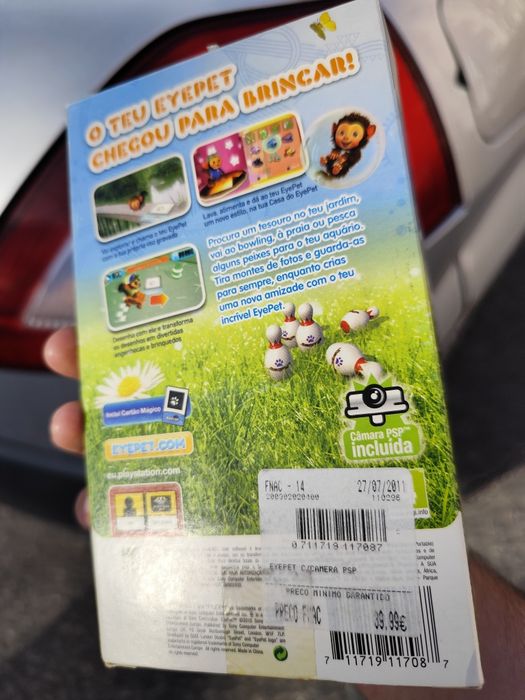 pack caixa com jogo EYE PET + Câmara PSP