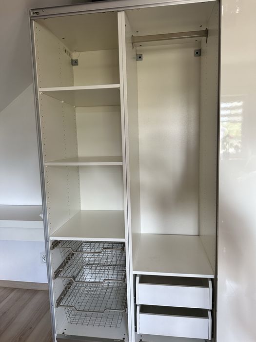 Szafa pax bialy połysk Ikea 200cmx200cm