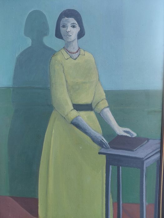 Obraz Piotra Staszczyka 105x55 cm, olej na płótnie, rok 1992