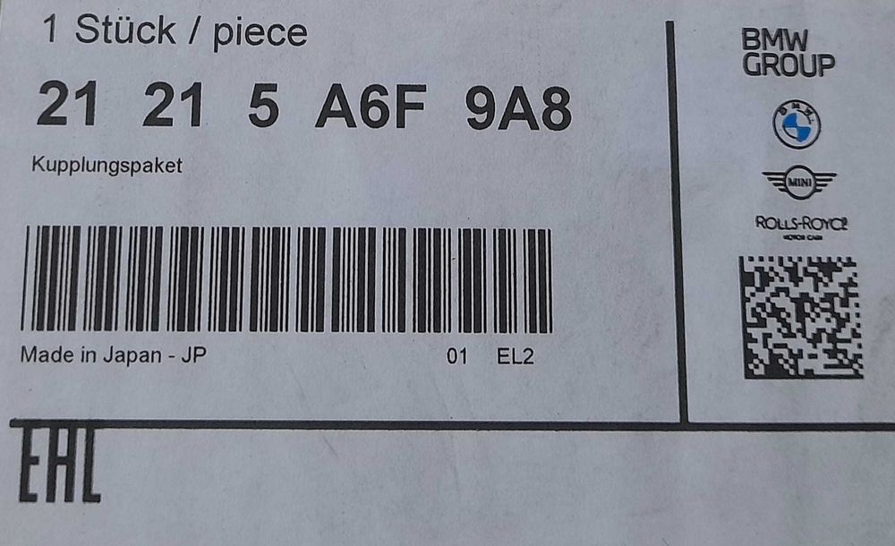 EMBRAIAGEM PACK OEM BMW R1200GS/R/RS/RT