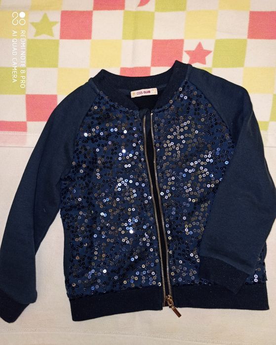 COOL CLUB. Galowa bluza ocieplana r 110