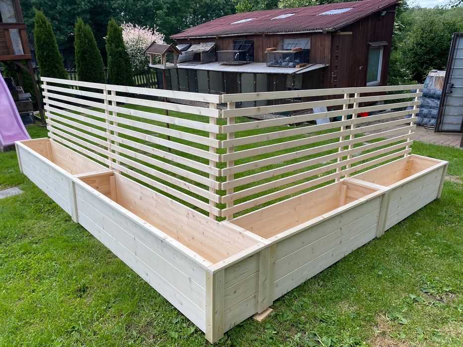 Pergola z donicą drewniana!