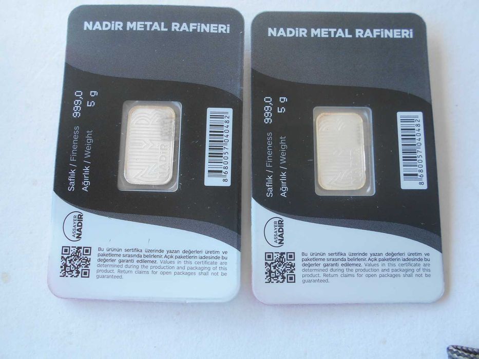 Barra de Prata (NADIR)  5 gr.