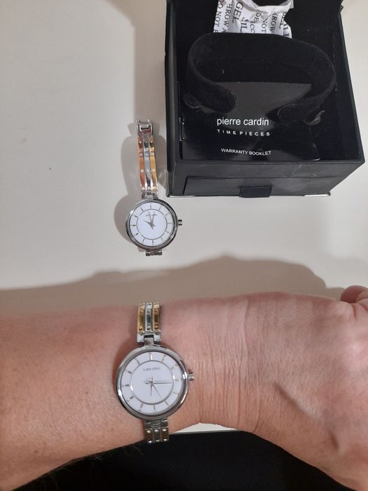zegarek Pierre Cardin, zawieszka i kolczyki Nowy