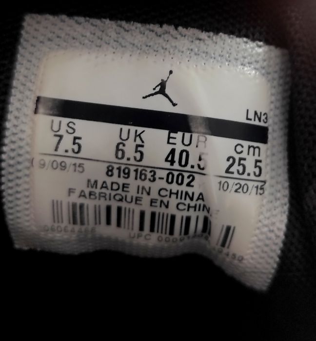 Jordan Super Fly 4 PO high tops, r. 40,5