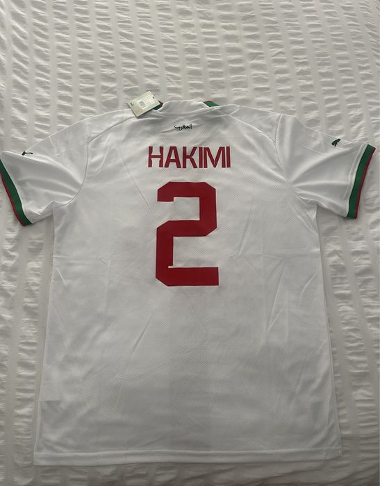 Camisola Equipamento T-shirt Futebol Marrocos Puma Hakimi Nova