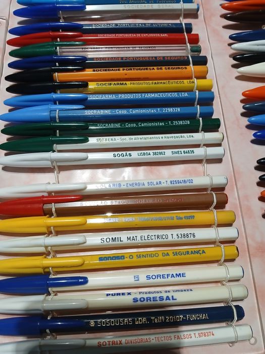 Coleção de canetas antigas